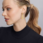 caviar earrings,gold earrings,drop earrings,statement earrings