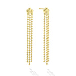 Signature Caviar 18K Gold Drop Earrings