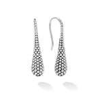 Signature Caviar Beaded Teardrop Earrings