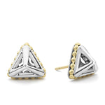 KSL Open Pyramid Stud Earrings