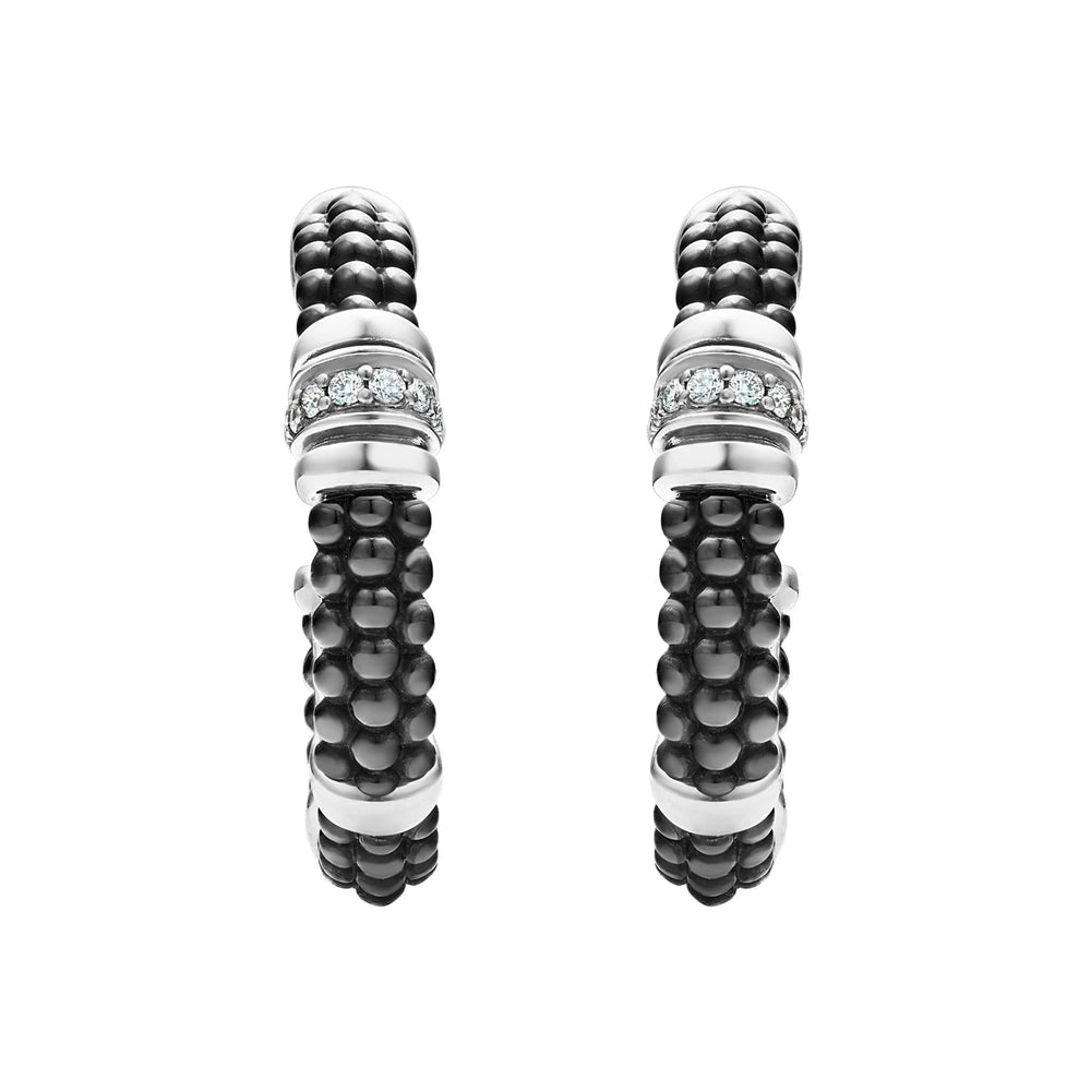Ceramic Black|caviar earrings,diamond earrings,lagos earrings,designer earrings