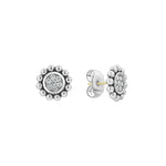 Caviar Spark Small Caviar Circle Diamond Earrings