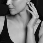 Diamond|caviar earrings,diamond earrings,lagos earrings,designer earrings