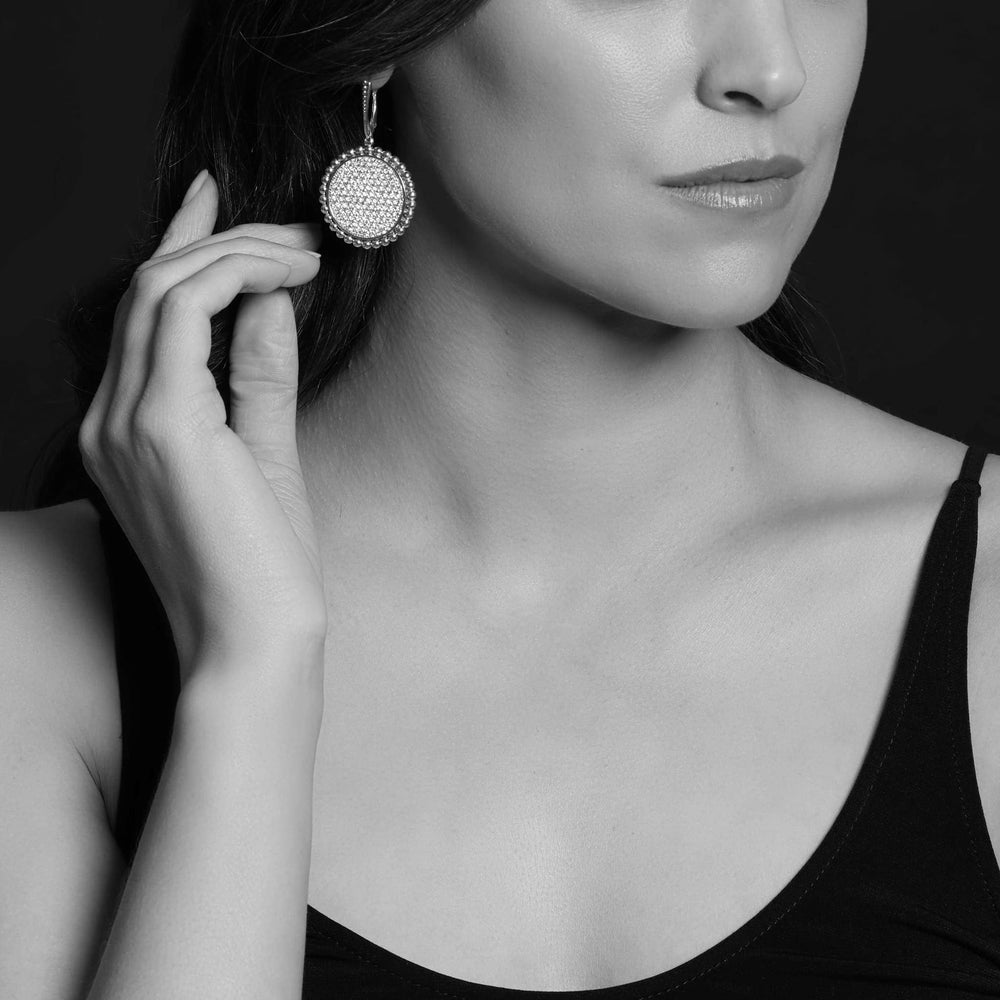 Diamond|caviar earrings,diamond earrings,lagos earrings,designer earrings