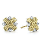 Caviar Lux Caviar X Diamond Stud Earrings