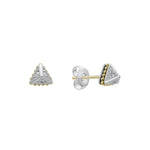 KSL Small Pyramid Diamond Stud Earrings