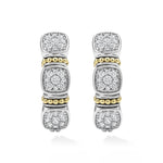 Rittenhouse Two-Tone Diamond Hoop Earrings