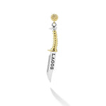 Anthem Two-Tone Dagger Drop Earring