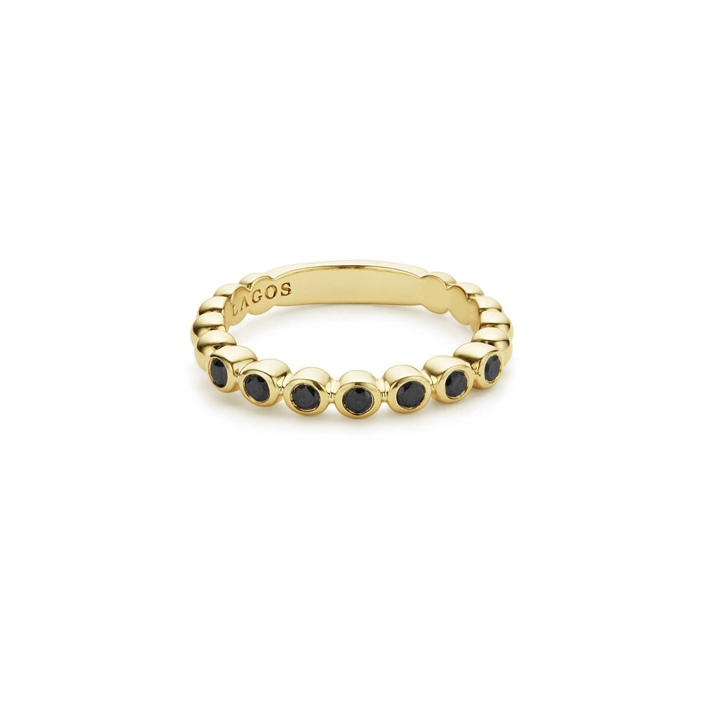 Black Diamond|caviar ring,stacking ring,lagos ring,statement ring