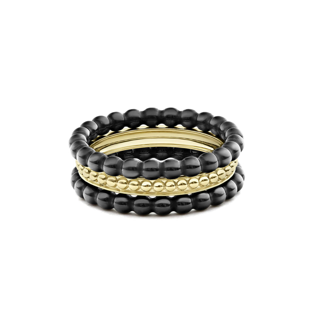 Ceramic Black|Caviar Jewelry,LAGOS Jewelry,Designer Jewelry,Luxury Jewelry