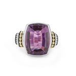 Amethyst|caviar ring,cocktail ring,lagos ring,gemstone ring