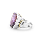 Amethyst|caviar ring,cocktail ring,lagos ring,gemstone ring