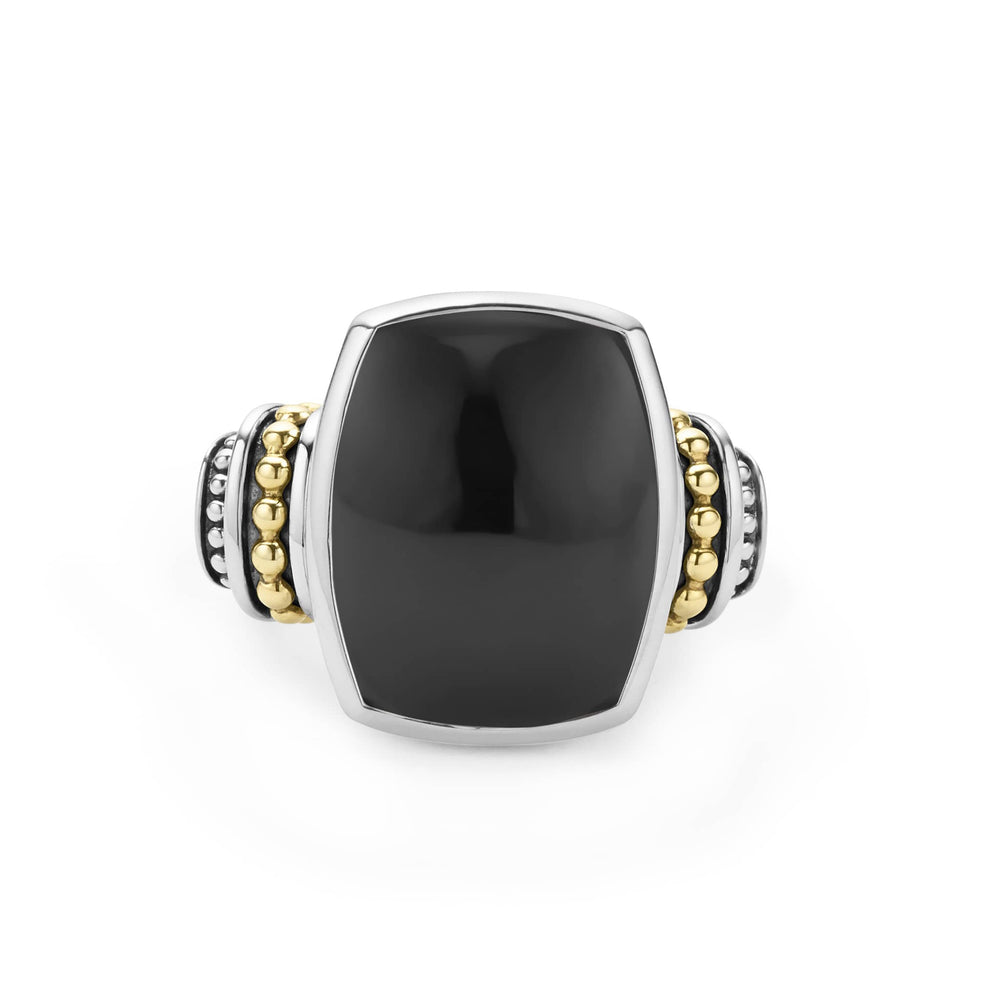 Onyx Cabochon|caviar ring,cocktail ring,lagos ring,gemstone ring