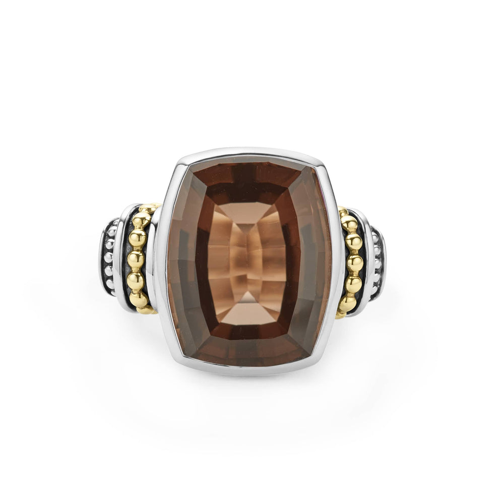 Smokey Quartz|caviar ring,cocktail ring,lagos ring,gemstone ring