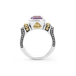 Amethyst|caviar ring,cocktail ring,lagos ring,gemstone ring