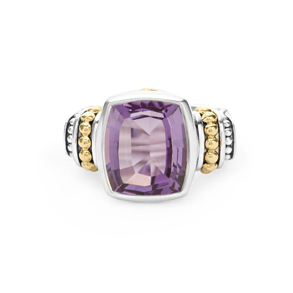 Amethyst|caviar ring,cocktail ring,lagos ring,gemstone ring