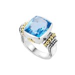 Swiss Blue Topaz|caviar ring,cocktail ring,lagos ring,gemstone ring