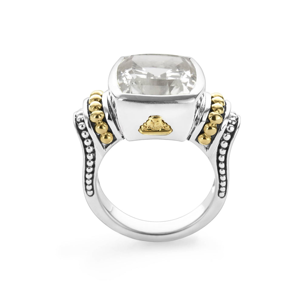 White Topaz|caviar ring,cocktail ring,lagos ring,gemstone ring