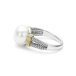 Pearl|caviar ring,cocktail ring,lagos ring,statement ring