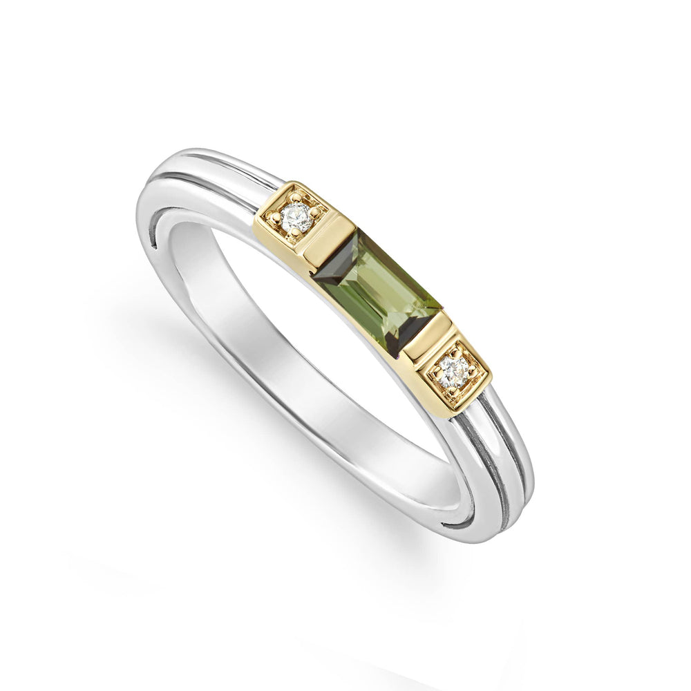 Green Tourmaline|caviar ring,stacking ring,lagos ring,gemstone ring