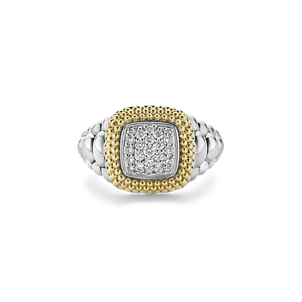 Diamond|caviar ring,cocktail ring,lagos ring,statement ring