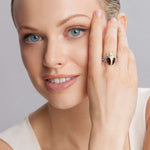 Rare Wonders Onyx Beetle Diamond Ring