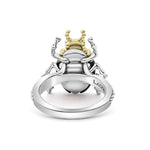 Rare Wonders Onyx Beetle Diamond Ring