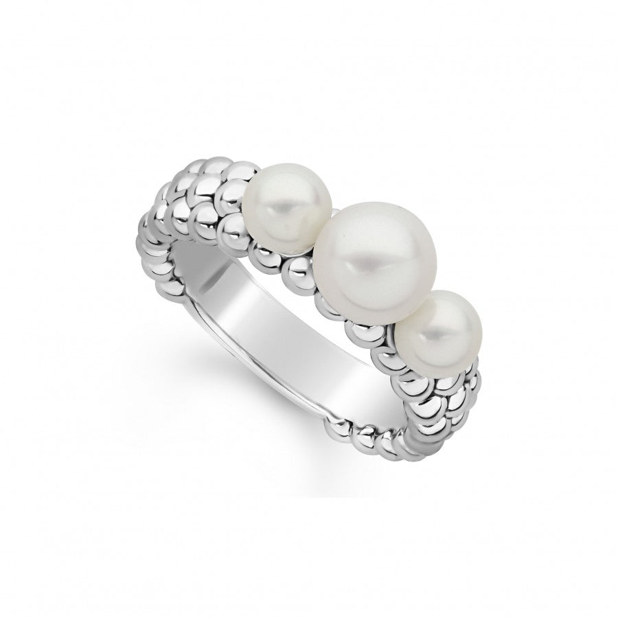 Luna Caviar Pearl Ring