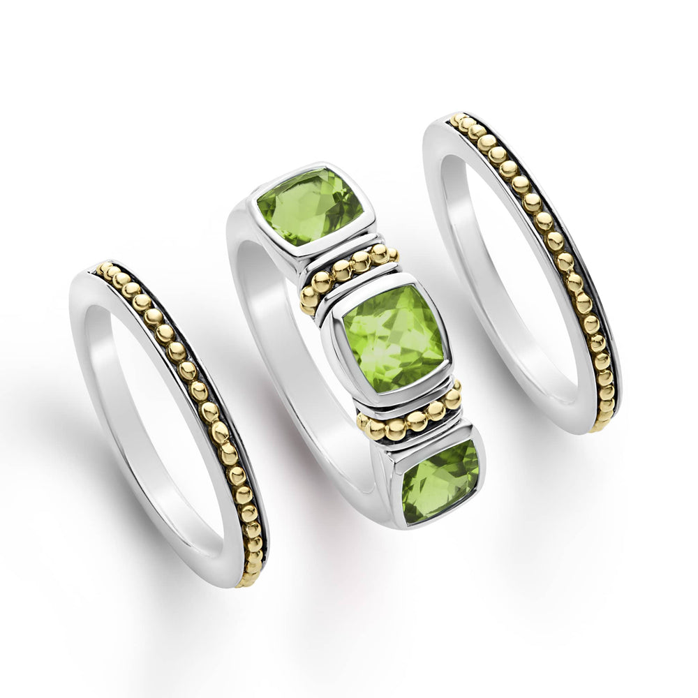 Rittenhouse Peridot Stacking Rings