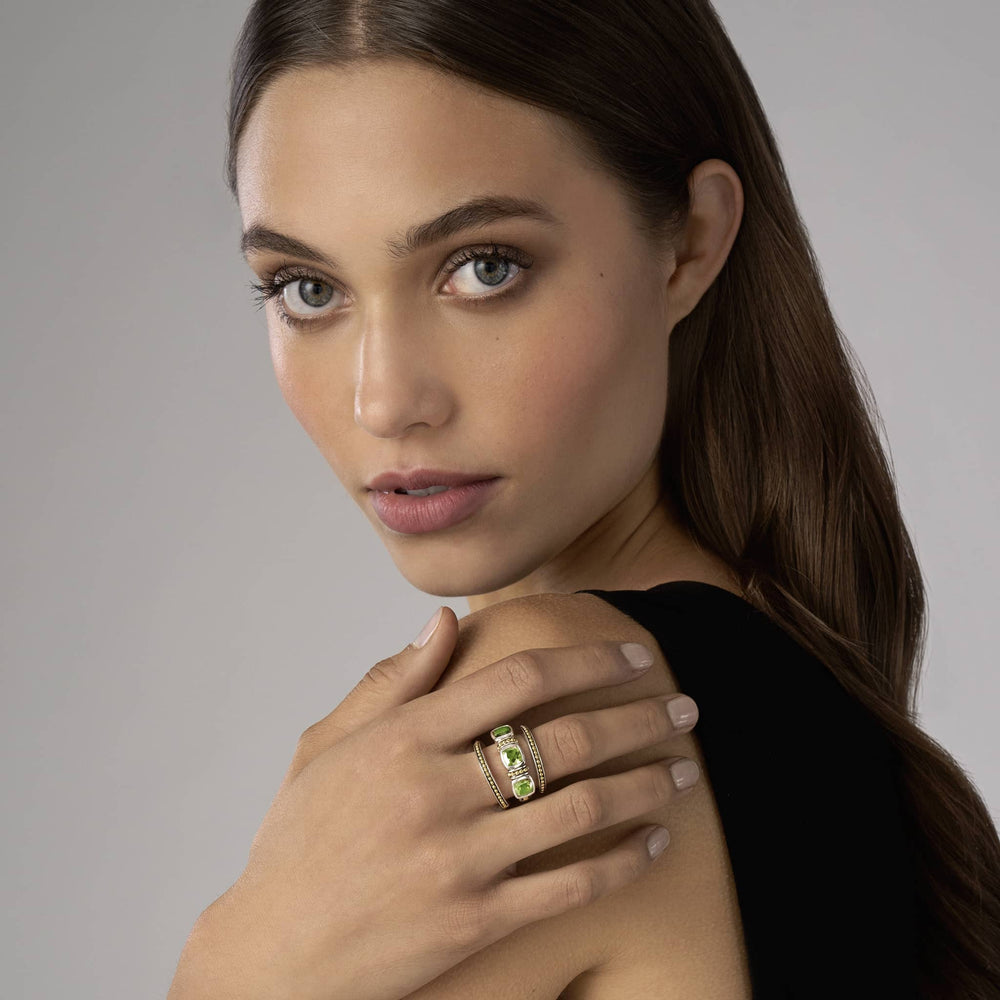 Rittenhouse Peridot Stacking Rings