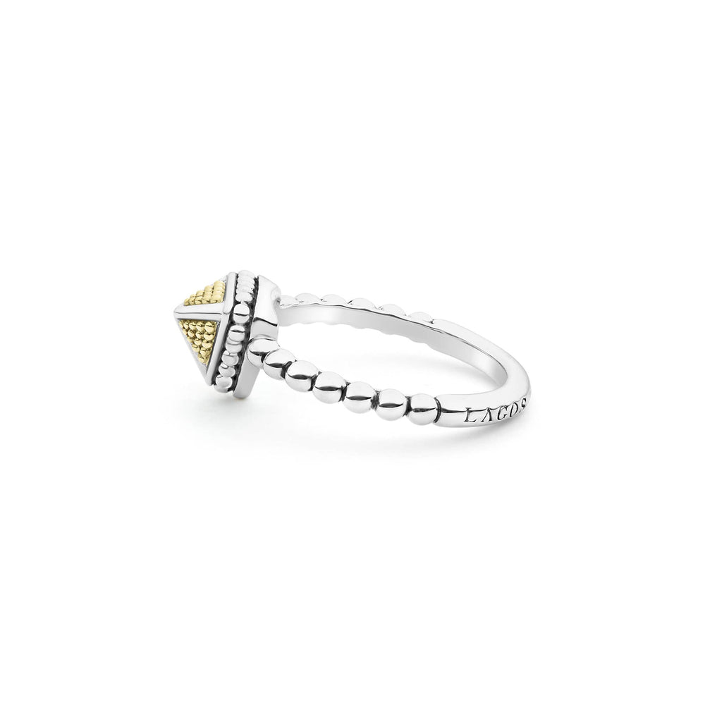 KSL Small Pyramid Caviar Ring