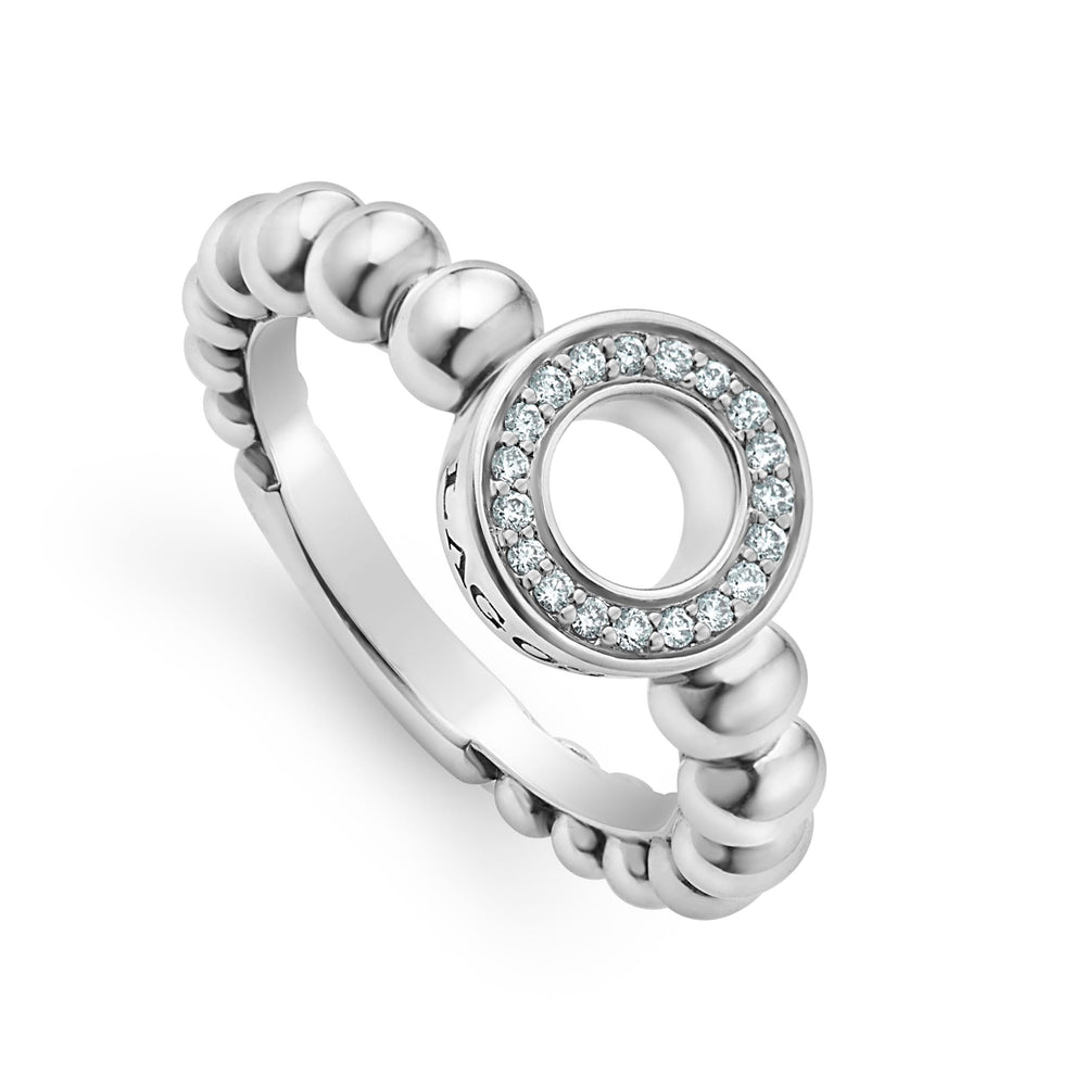 Caviar Spark Diamond Circle Ring