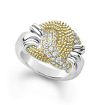 Caviar Lux Large Caviar Diamond Knot Ring