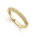 Caviar Gold 18K Gold Caviar Beaded Stacking Ring