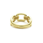 Signature Caviar 18K Gold Link Ring