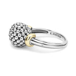 Signature Caviar Two-Tone Caviar Ball Ring