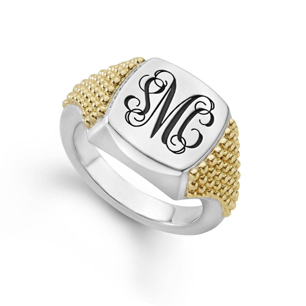 Signature Caviar Exclusive Signet Ring