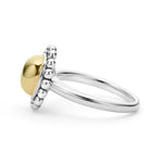 High Bar 18K Gold Caviar Dome Ring