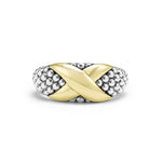 Embrace Two-Tone X Caviar Ring