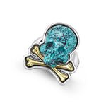 Anthem Turquoise Skull and Bones Statement Ring