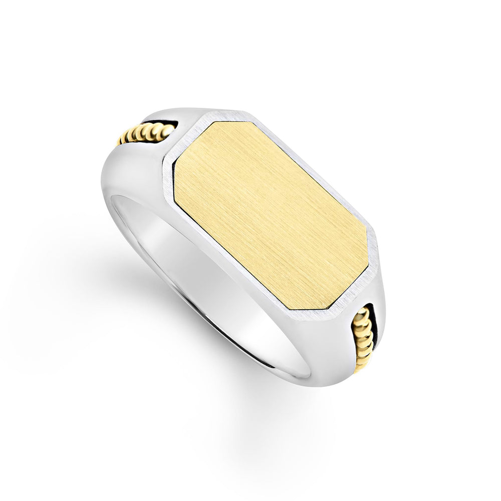 Anthem Two-Tone Octagon Ring