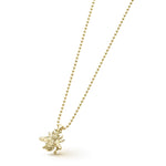 Rare Wonders 18K Gold Honeybee Pendant Necklace