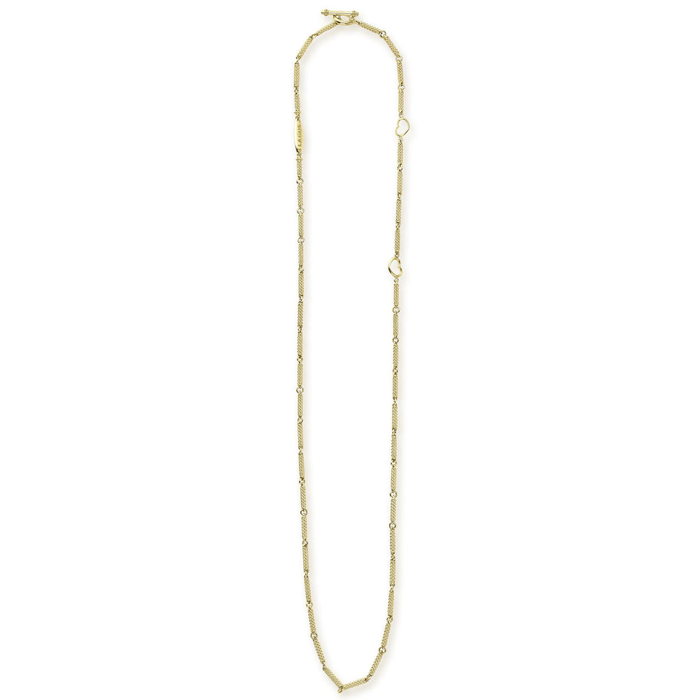 Signature Caviar 18K Gold Superfine Caviar Link Necklace