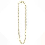 Signature Caviar 18K Gold Petite Link Necklace