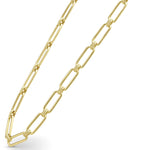 Signature Caviar 18K Gold Petite Link Necklace