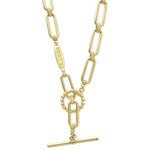 Signature Caviar 18K Gold Petite Link Necklace