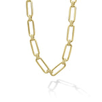 Signature Caviar 18K Gold Petite Link Necklace