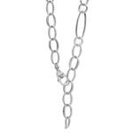 Signature Caviar Sterling Silver Link Necklace