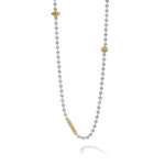 Caviar Icon Two-Tone Caviar Beaded Necklace