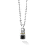 Caviar Color Onyx Pendant Necklace